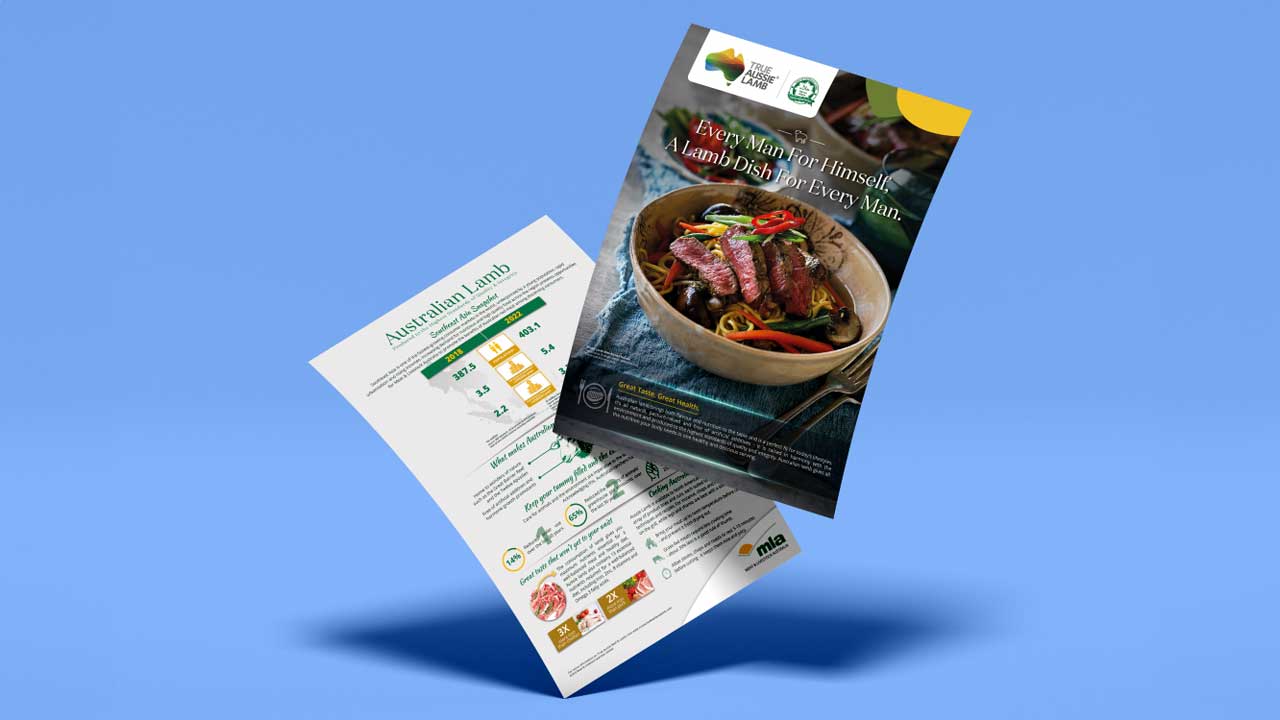 Food product e-commerce design sample